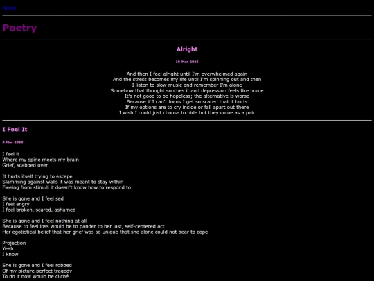 poetry screenshot