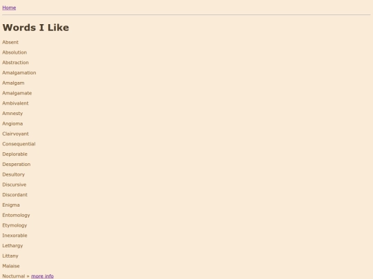 words screenshot