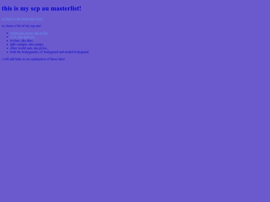 scpmasterlist screenshot
