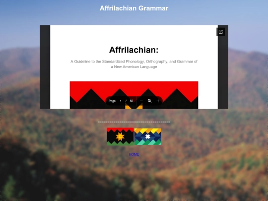 grammaticon/grammars/affrilachian_grammar screenshot