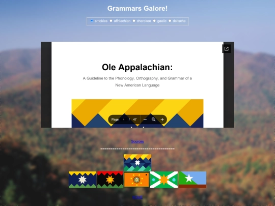 grammaticon/grammars/smokies_grammar screenshot