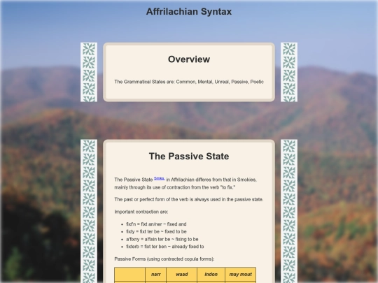 grammaticon/grammaticalTopics/affrilachian/syntax screenshot