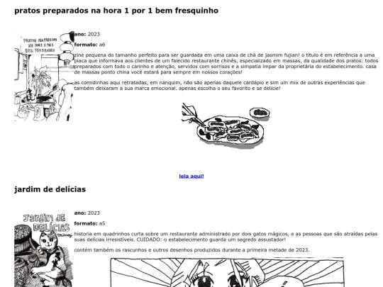 zines screenshot