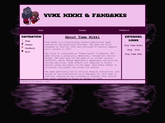 pages/yumenikki/yumenikki screenshot