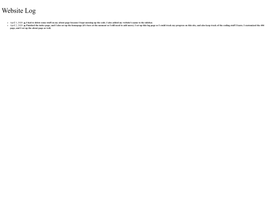 changelog screenshot