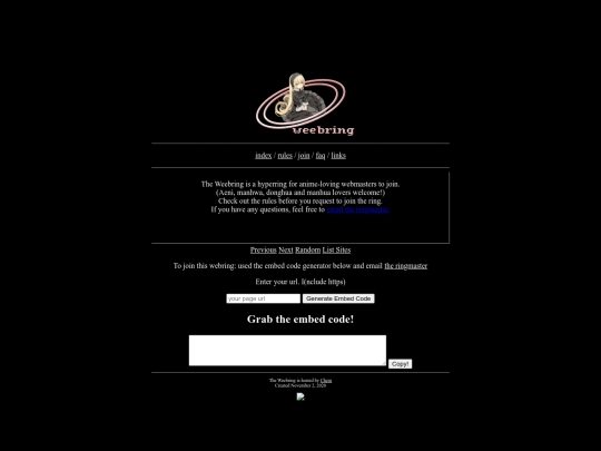 weebring screenshot