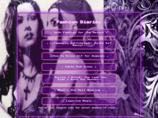 fashion screenshot