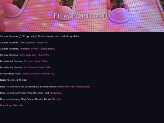 FilmPortfolio screenshot