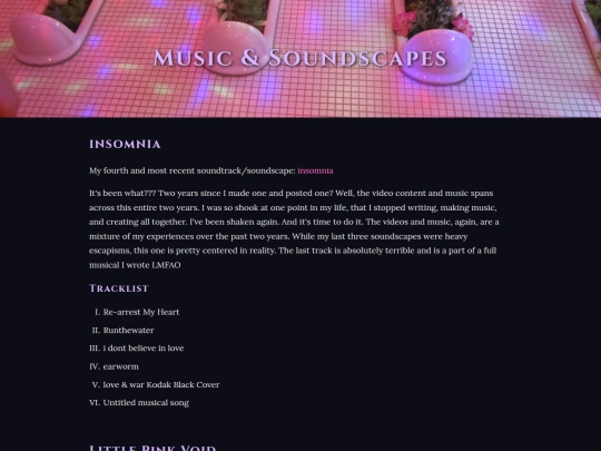 Music screenshot