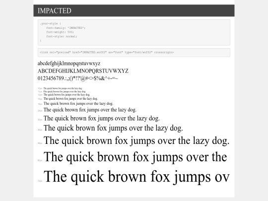 fonts/demo screenshot