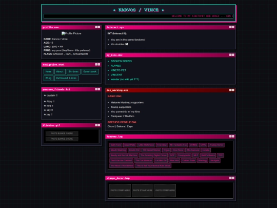 index screenshot