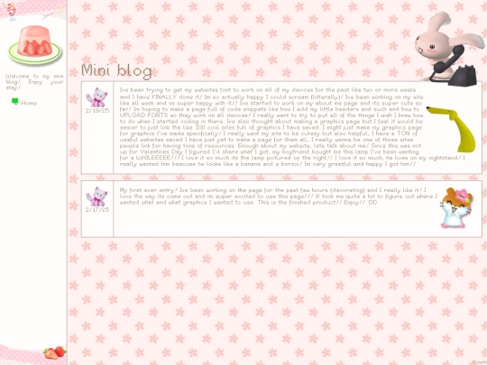 MiniBlog screenshot