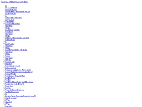 no_tomorrow/cartoon_links/v4/U-Z screenshot