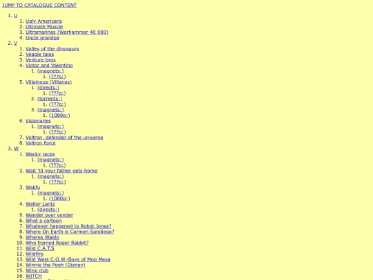 no_tomorrow/cartoon_links/v5/U-Z screenshot