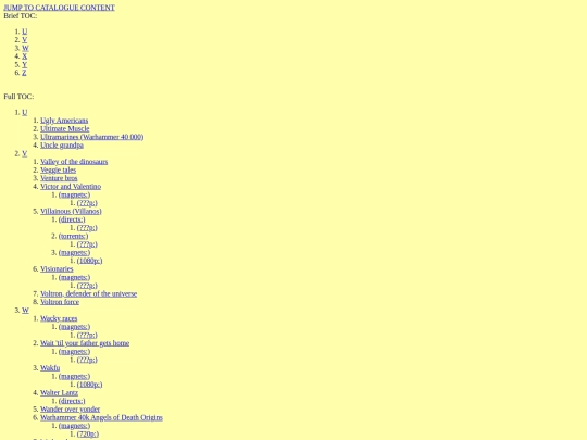 no_tomorrow/cartoon_links/v6/U-Z screenshot