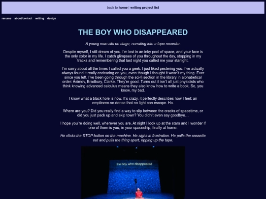 Project Galleries/Writing/theboy screenshot