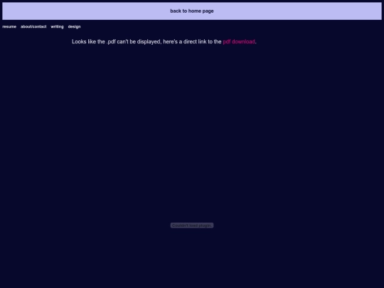 resume screenshot