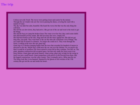 writing screenshot