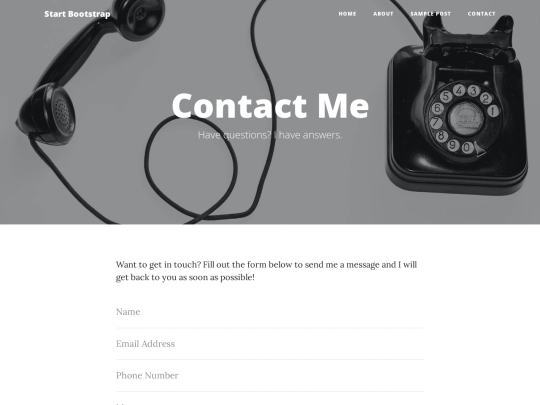 contact screenshot