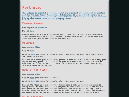 portfolio screenshot