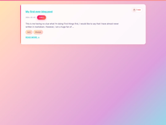 posts screenshot
