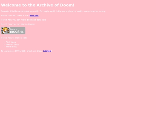index screenshot