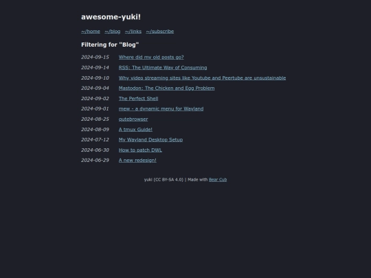 categories/blog screenshot
