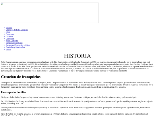 Historia screenshot
