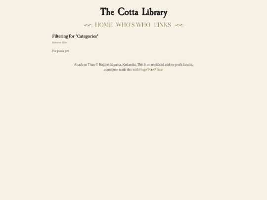 categories screenshot