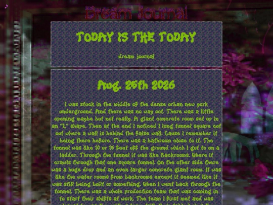 dreamjournal screenshot