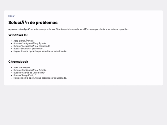 spa/troubleshooting screenshot