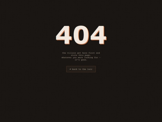 not_found screenshot