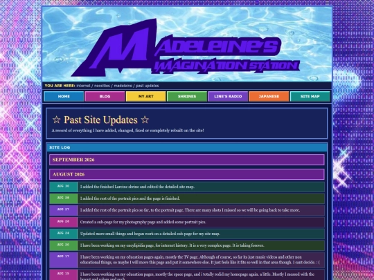 PastUpdates screenshot