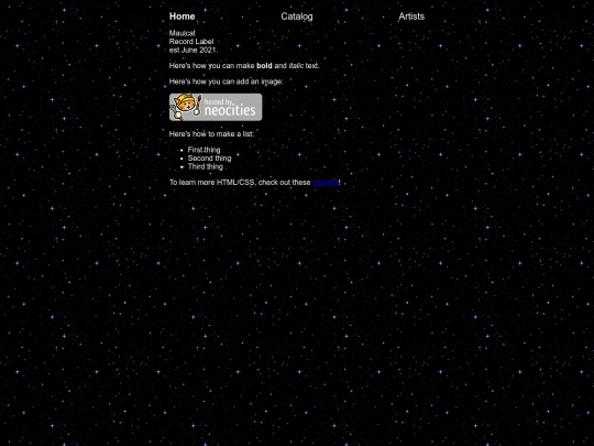 index screenshot