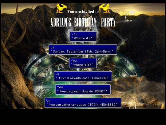 adrianparty screenshot