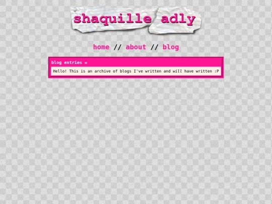 blog screenshot