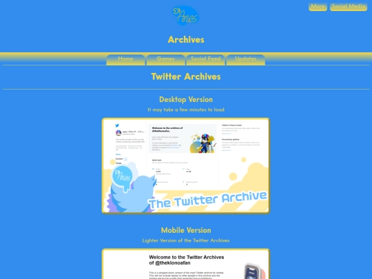 archive screenshot