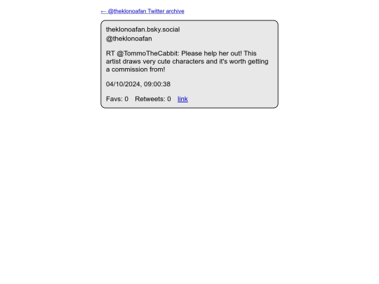 archive/twitter/mobile/theklonoafan/status/1842112579293925739 screenshot