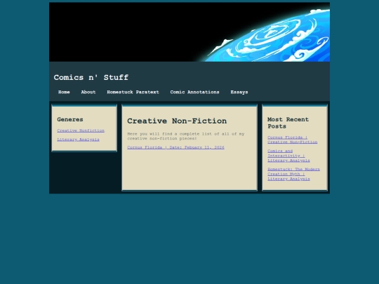 essays/cnf screenshot