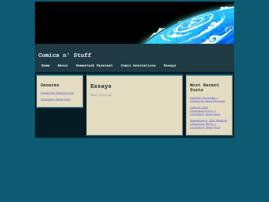 essays/fiction screenshot