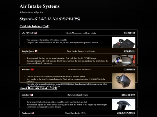 mods/drivetrain/engine/air-intake-systems screenshot