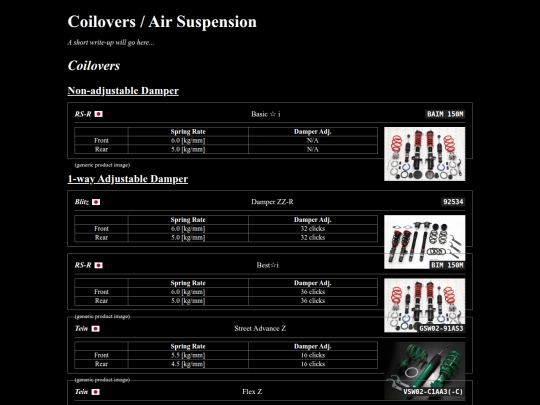 mods/handling/suspension/coilovers screenshot