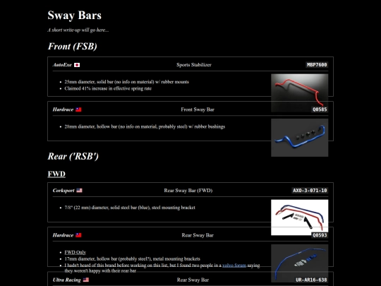 mods/handling/suspension/sway-bars screenshot