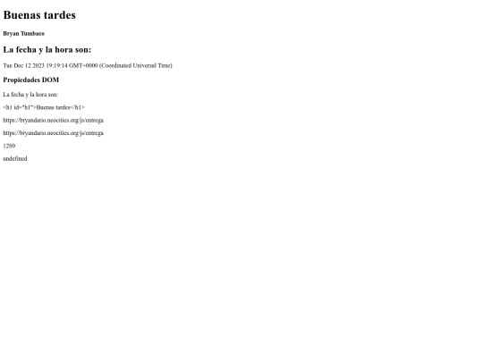 js/entrega screenshot