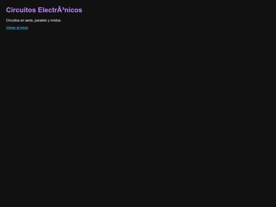 Reyes.electronica/circuitos screenshot