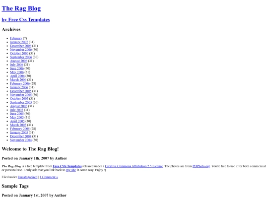 index screenshot