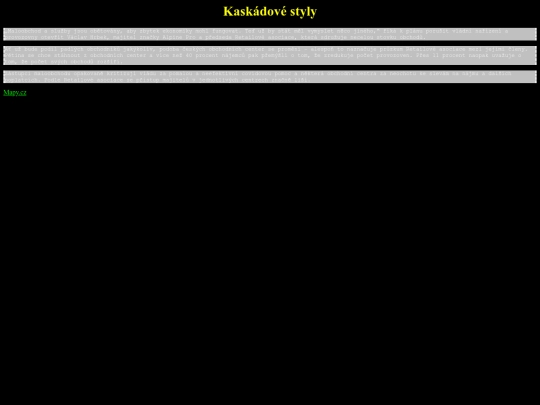 Úkol-CSS screenshot