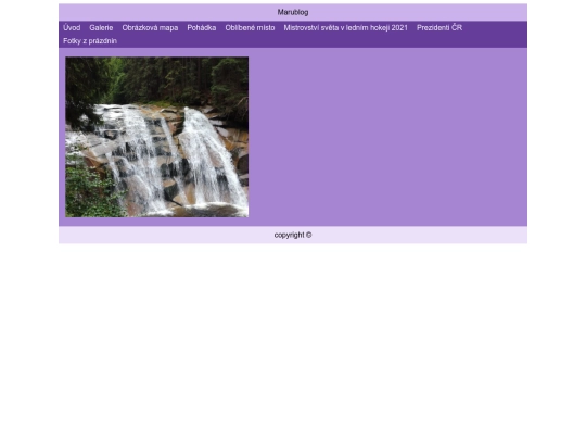Vodopády screenshot