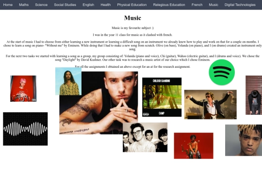 Music screenshot