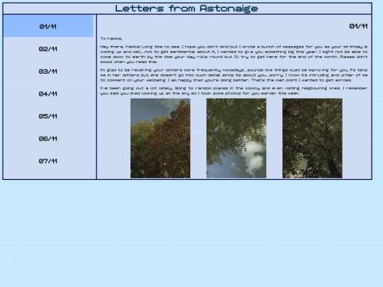 bdayletters screenshot